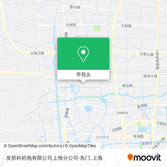 发那科机电有限公司上海分公司-东门地图