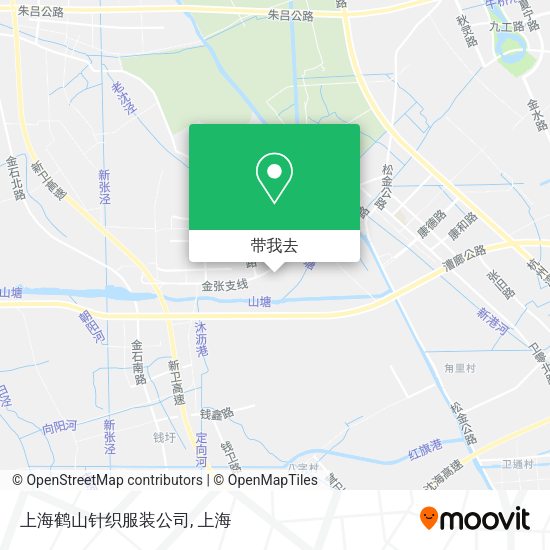 上海鹤山针织服装公司地图