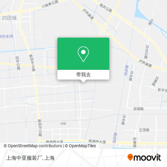上海中亚服装厂地图