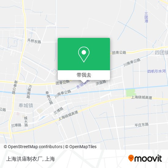 上海洪庙制衣厂地图