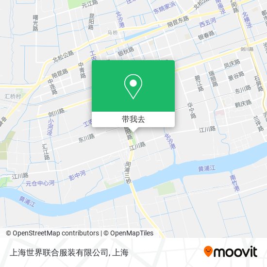 上海世界联合服装有限公司地图
