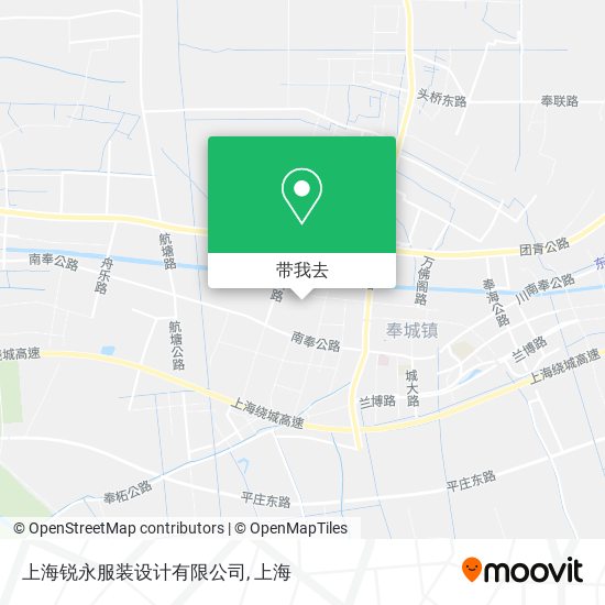 上海锐永服装设计有限公司地图