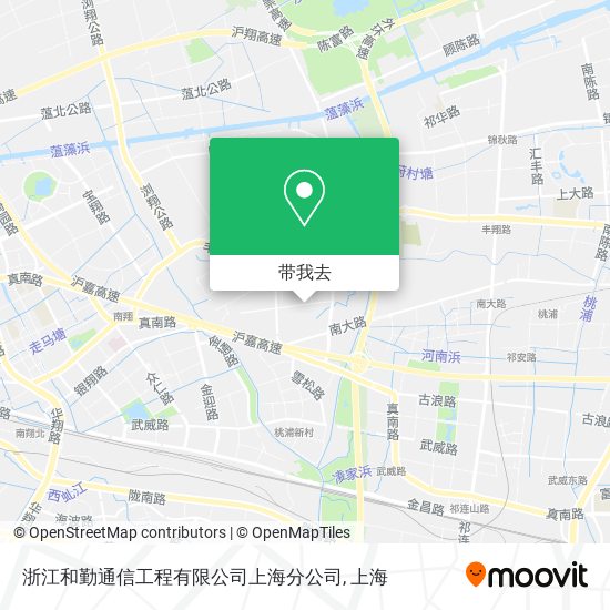 浙江和勤通信工程有限公司上海分公司地图