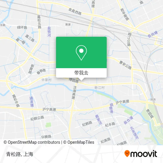 青松路地图