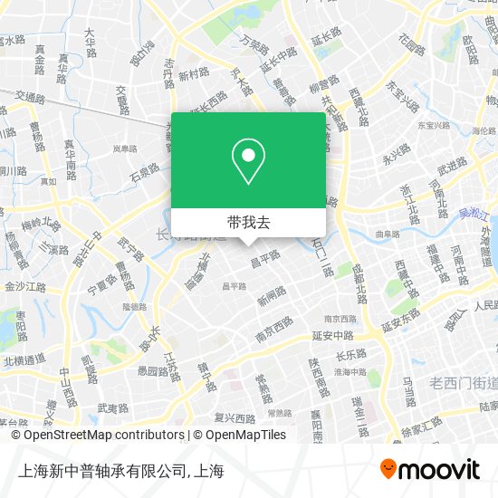 上海新中普轴承有限公司地图