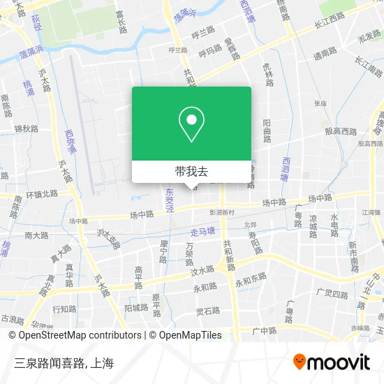 三泉路闻喜路地图