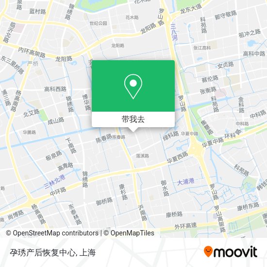 孕琇产后恢复中心地图
