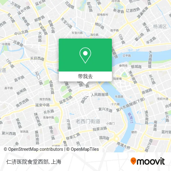 仁济医院食堂西部地图