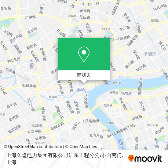 上海久隆电力集团有限公司沪东工程分公司-西南门地图