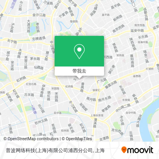 普波网络科技(上海)有限公司浦西分公司地图