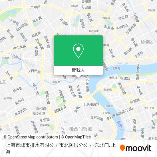 上海市城市排水有限公司市北防汛分公司-东北门地图