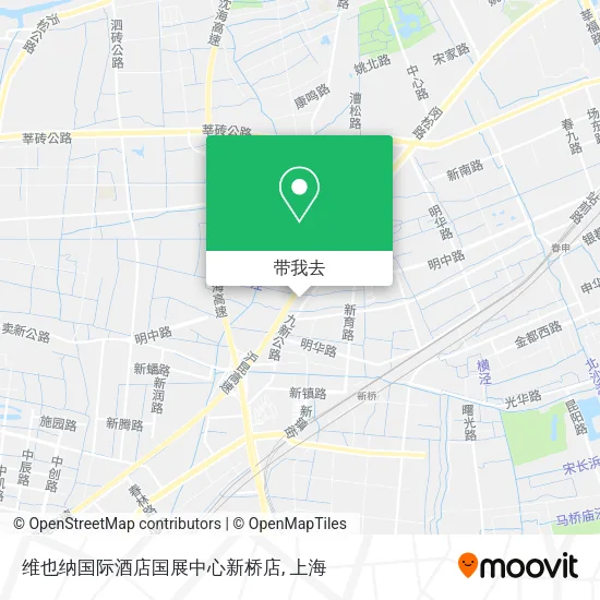 维也纳国际酒店国展中心新桥店地图