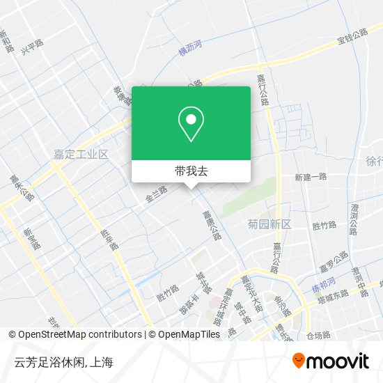云芳足浴休闲地图