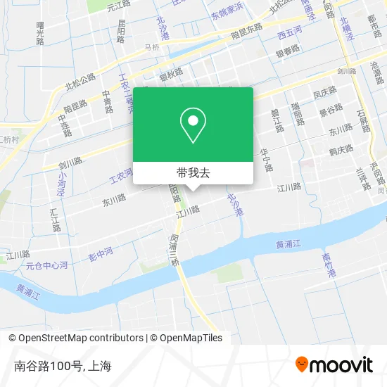 南谷路100号地图