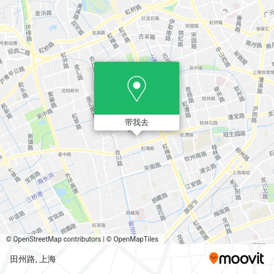 田州路地图