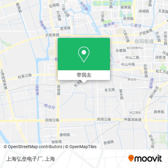 上海弘垒电子厂地图