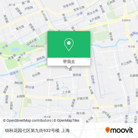锦秋花园七区第九街932号楼地图
