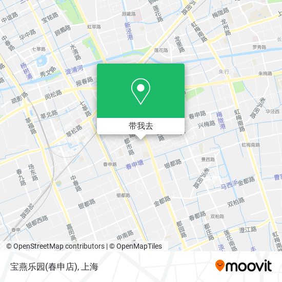 宝燕乐园(春申店)地图