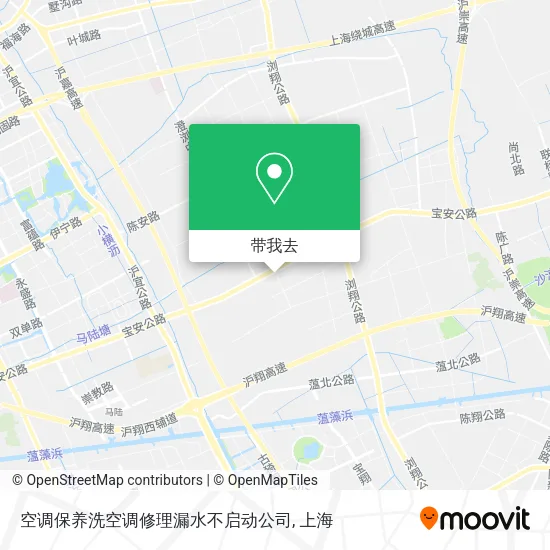 空调保养洗空调修理漏水不启动公司地图