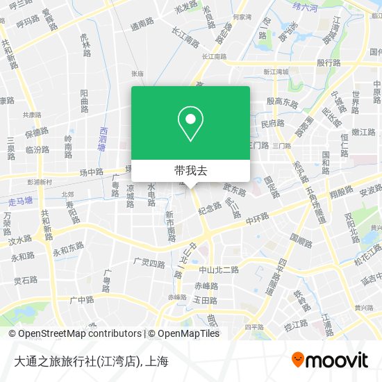 大通之旅旅行社(江湾店)地图