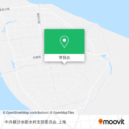 中共横沙乡新水村支部委员会地图
