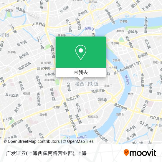 广发证券(上海西藏南路营业部)地图