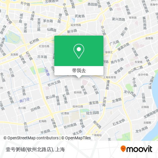 壹号粥铺(钦州北路店)地图