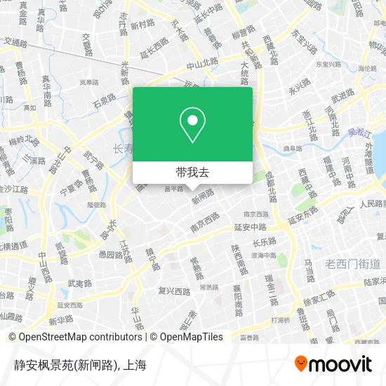 静安枫景苑(新闸路)地图