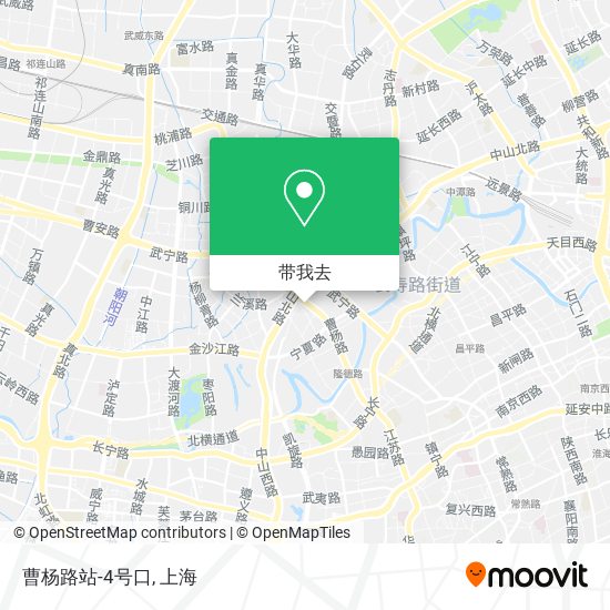 曹杨路站-4号口地图