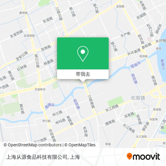 上海从源食品科技有限公司地图