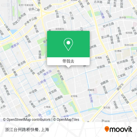 浙江台州路桥快餐地图