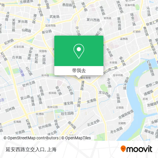 延安西路立交入口地图