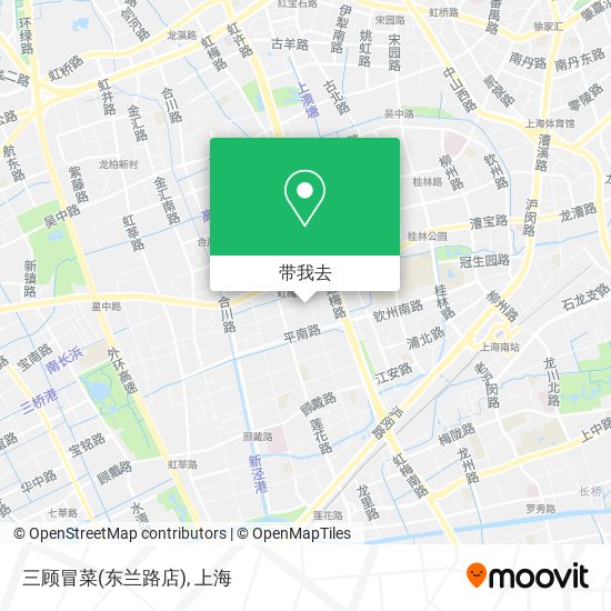 三顾冒菜(东兰路店)地图