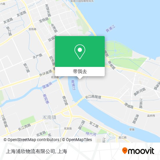 上海浦欣物流有限公司地图