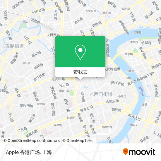 Apple 香港广场地图