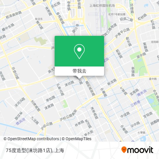 75度造型(涞坊路1店)地图