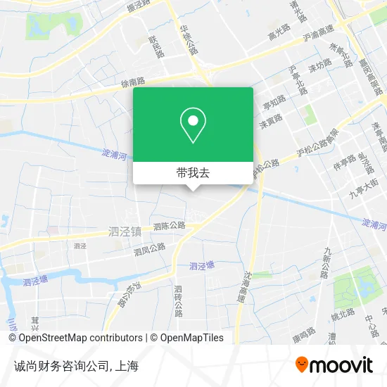 诚尚财务咨询公司地图