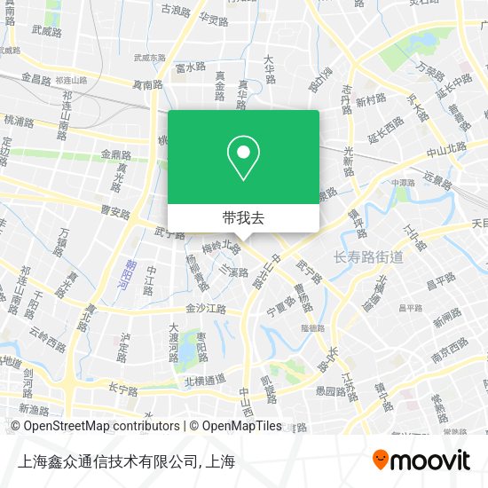 上海鑫众通信技术有限公司地图