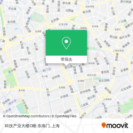 科技产业大楼C幢-东南门地图