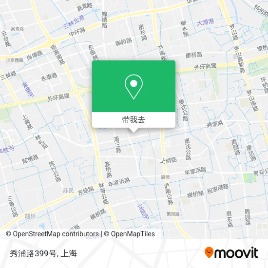 秀浦路399号地图