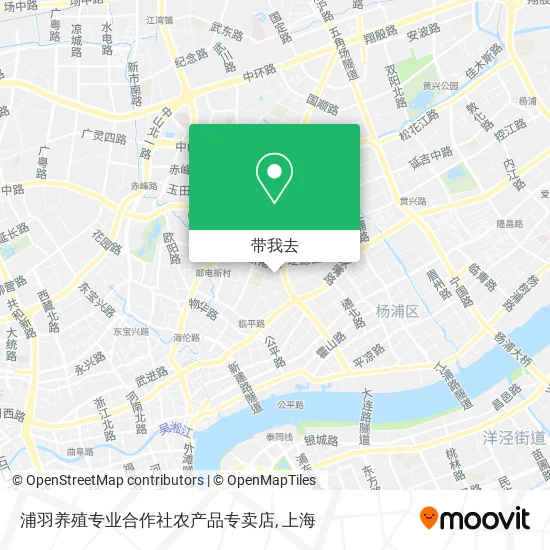 浦羽养殖专业合作社农产品专卖店地图
