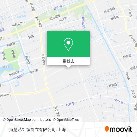 上海慧艺针织制衣有限公司地图