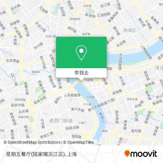 星期五餐厅(陆家嘴滨江店)地图