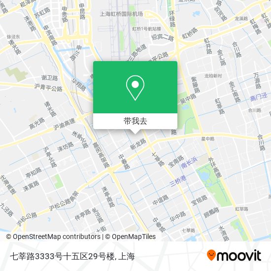 七莘路3333号十五区29号楼地图