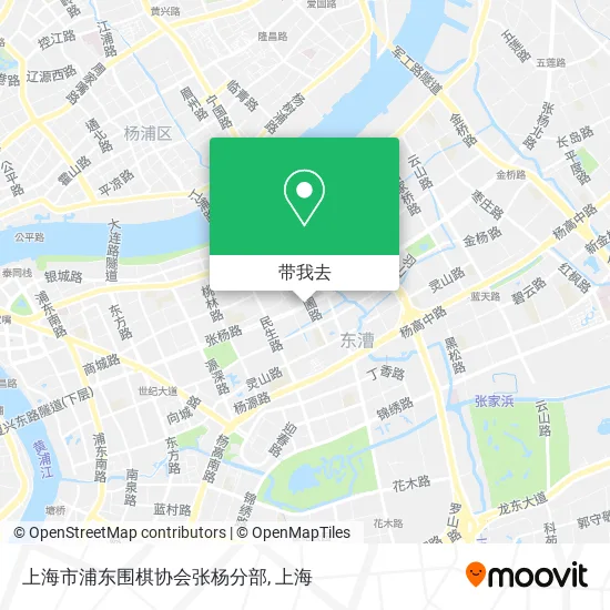 上海市浦东围棋协会张杨分部地图