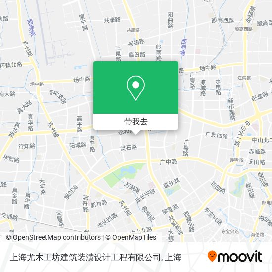 上海尤木工坊建筑装潢设计工程有限公司地图