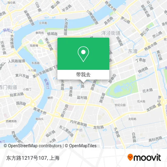 东方路1217号107地图