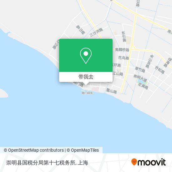 崇明县国税分局第十七税务所地图