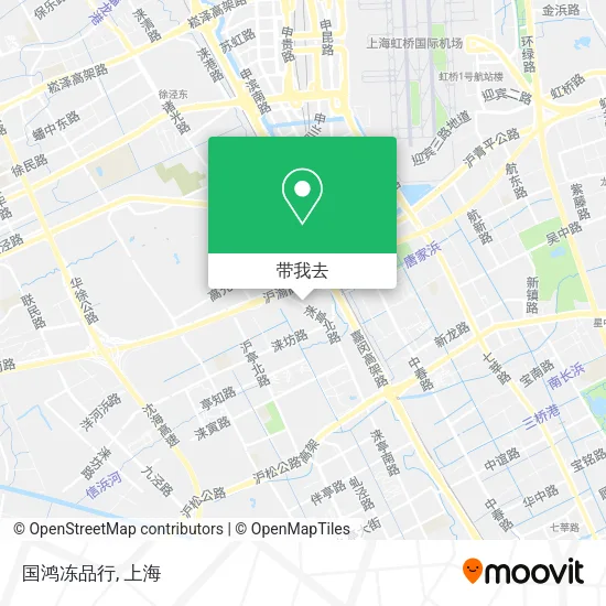 国鸿冻品行地图
