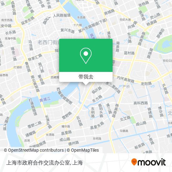 上海市政府合作交流办公室地图